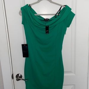 Green bebe Dress NWT